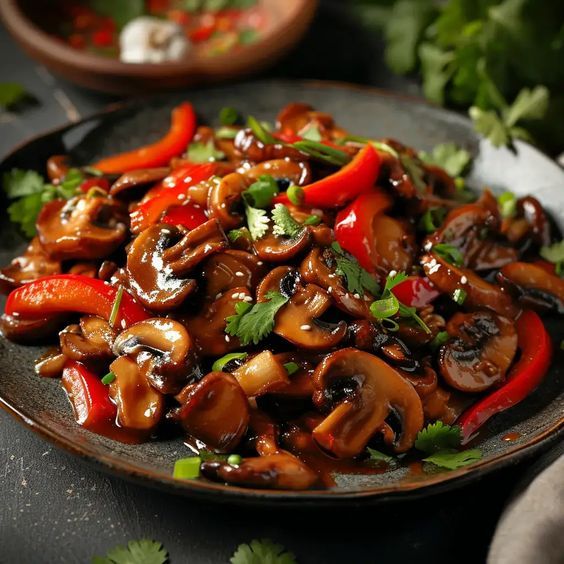 Mushroom Chilli